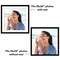Americanflat Poster Frame with Mat - Large Picture Frame - Polished Plexiglass Cover - Hanging Hardware for Horizontal and Vertical Display - Black